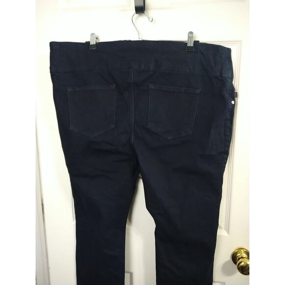 Lee Woman 22WP Blue Jean Slimming Pullon Jeggings Slim Straight Leg - Picture 10 of 11